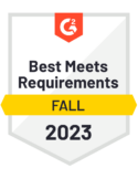 G2 Best Meets Requirements Fall 2023