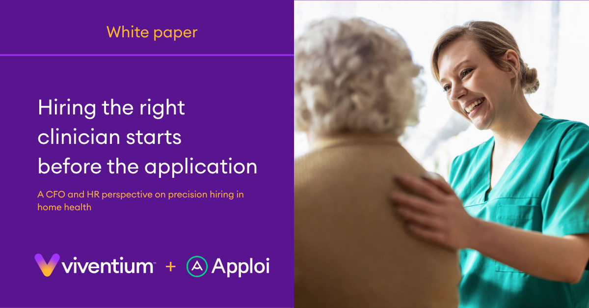 Hiring the right clinician starts  before the application